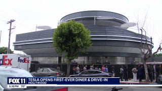 Tesla opens first 24/7 drive-in and diner in Los Angeles - Fox Business Video